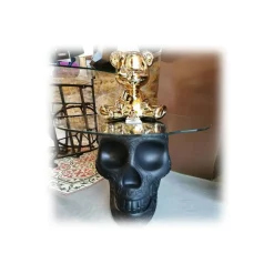 Qeeboo - Teddy Boy Lamp Metal Finish - Gold - Qeeboo Table Standing Lamp by Stefano Giovannoni - Lighting - Home - Avvenice