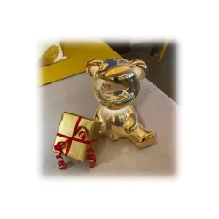 Qeeboo - Teddy Boy Lamp Metal Finish - Silver - Qeeboo Table Standing Lamp by Stefano Giovannoni - Lighting - Home - Avvenice