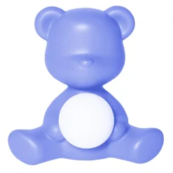Qeeboo - Teddy Girl Rechargeable Lamp - Light Blue - Qeeboo Table Standing Lamp by Stefano Giovannoni - Lighting - Home - Avvenice