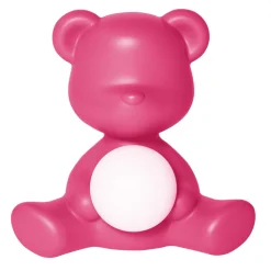 Qeeboo - Teddy Girl Rechargeable Lamp - Fuxia - Qeeboo Table Standing Lamp by Stefano Giovannoni - Lighting - Home - Avvenice