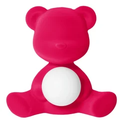 Qeeboo - Teddy Girl Rechargeable Lamp Velvet Finish - Fuxia - Standing Lamp by Stefano Giovannoni - Lighting - Home - Avvenice