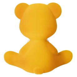 Qeeboo - Teddy Girl Rechargeable Lamp Velvet Finish - Dark Gold - Standing Lamp by Stefano Giovannoni - Lighting - Home - Avvenice