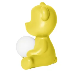 Qeeboo - Teddy Girl Rechargeable Lamp - Yellow - Qeeboo Table Standing Lamp by Stefano Giovannoni - Lighting - Home - Avvenice
