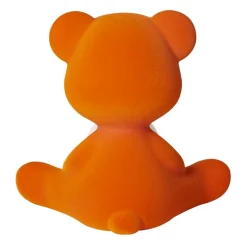 Qeeboo - Teddy Girl Rechargeable Lamp Velvet Finish - Orange - Standing Lamp by Stefano Giovannoni - Lighting - Home - Avvenice