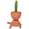 Qeeboo - Turtle Carry - Terracotta - Qeeboo Planter and Champagne Cooler by Marcantonio - Furnishing - Home - Avvenice