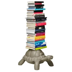 Qeeboo - Turtle Carry Bookcase - Dove Grey - Qeeboo Bookcase by Marcantonio - Furnishing - Home - Avvenice