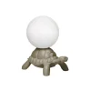 Qeeboo - Turtle Carry Lamp - Dove Grey - Qeeboo Lamp by Marcantonio - Lighting - Home - Avvenice