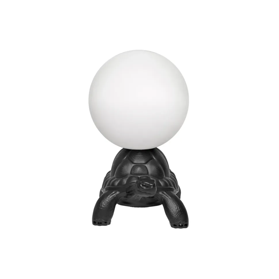 Qeeboo - Turtle Carry Lamp - Black - Qeeboo Lamp by Marcantonio - Lighting - Home - Avvenice