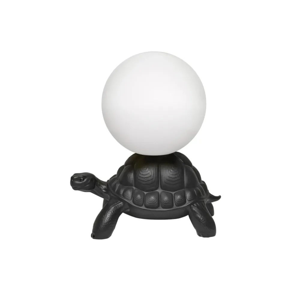 Qeeboo - Turtle Carry Lamp - Black - Qeeboo Lamp by Marcantonio - Lighting - Home - Avvenice