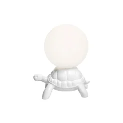 Qeeboo - Turtle Carry XS Lamp - White - Qeeboo Lamp by Marcantonio - Lighting - Home - Avvenice