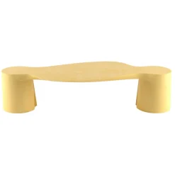Qeeboo - Two Legs and a Table - Yellow - Qeeboo Table by Ron Arad - Furnishing - Home - Avvenice