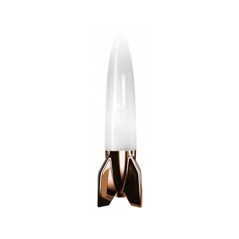 Qeeboo - V-2 Schneider Lamp Metal Finish - Copper White - Qeeboo Lamp by Studio Job - Lighting - Home - Avvenice