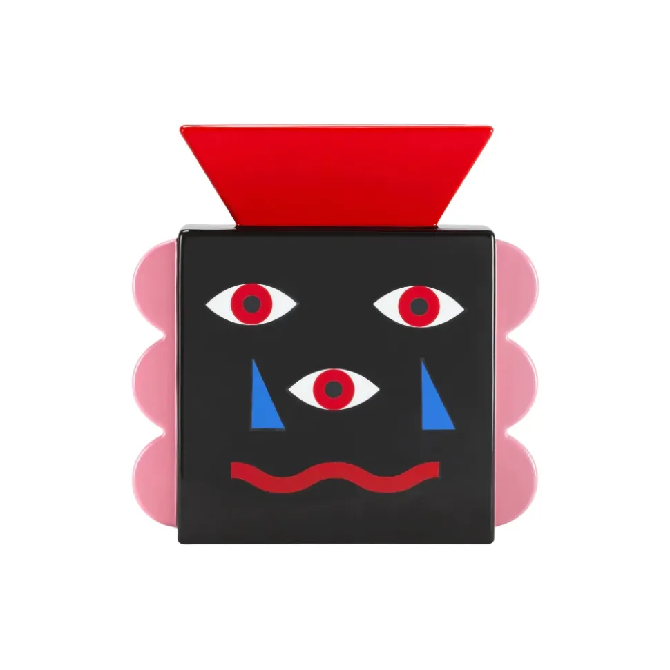 Qeeboo - Vase Oggian Beautiful Face - Qeeboo Vase by Marco Oggian - Furnishing - Home - Avvenice