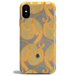 Revested Milano - Gold of Florence - iPhone X / XS Case - Apple - Artisan Silk Cover - Avvenice