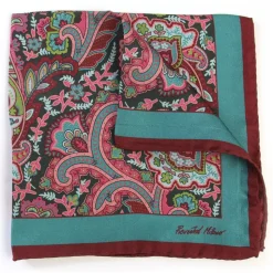 Revested Milano - Grand Tour - Ombre - Pocket Square - Artisan Silk Foulard - Handmade in Italy - Avvenice