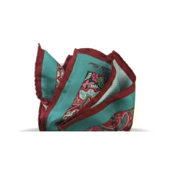 Revested Milano - Grand Tour - Ombre - Pocket Square - Artisan Silk Foulard - Handmade in Italy - Avvenice