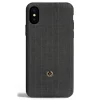 Revested Milano - Pinstripe - Legendary Grey - iPhone X / XS Case - Apple - Artisan Wool Cover - Avvenice
