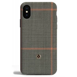 Revested Milano - Prince of Wales - Taormina - iPhone X / XS Case - Apple - Artisan Wool Cover - Avvenice