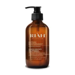 Riàh Sicilia - Moisturizing Shampoo - Mediterranean Date from Organic Farming - Made in Sicily Italy - Avvenice