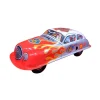 Saint John - Hot Racer Car - Collectible Retro Wind Up Tin Toy - Red Silver White - Tin Toys - Avvenice