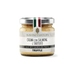 Savini Tartufi - Cream with Salmon and Truffle - Tricolor Line - Truffle Excellence - 90 g - Avvenice