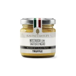 Savini Tartufi - Mustard with Black Truffle - Tricolor Line - Truffle Excellence - 90 g - Avvenice