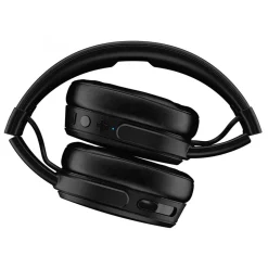 Skullcandy - Crusher - Black - Bluetooth Wireless Over-Ear Headphones with Microphone - Noise Isolating Memory Foam - Avvenice