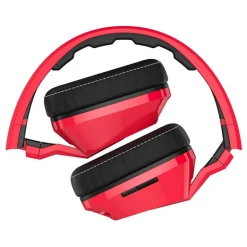 Skullcandy - Crusher - Red - Over-Ear Headphones with Microphone and Noise Isolating - Avvenice