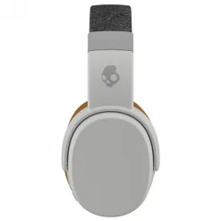 Skullcandy - Crusher - White / Tan - Bluetooth Wireless Over-Ear Headphones with Microphone - Noise Isolating Memory Foam - Avvenice