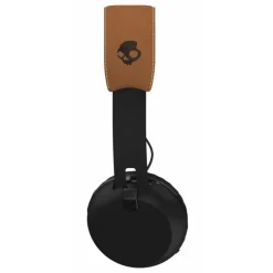 Skullcandy - Grind - Black / Tan - Bluetooth Wireless On-Ear Headphones with Microphone, Supreme Sound and Powerful Bass - Avvenice