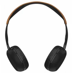 Skullcandy - Grind - Black / Tan - Bluetooth Wireless On-Ear Headphones with Microphone, Supreme Sound and Powerful Bass - Avvenice