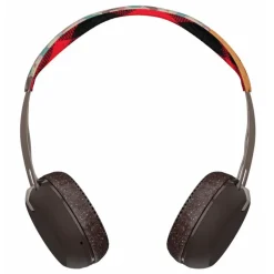 Skullcandy - Grind - Gray / Plaid - Bluetooth Wireless On-Ear Headphones with Microphone, Supreme Sound and Powerful Bass - Avvenice