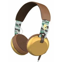 Skullcandy - Grind - Scout Camo / Gold - On-Ear Headphones with Microphone - Avvenice