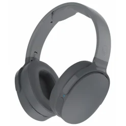 Skullcandy - Hesh 3 - Grey - Bluetooth Wireless Over-Ear Headphones with Microphone - Noise Isolating Memory Foam - Avvenice