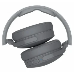 Skullcandy - Hesh 3 - Grey - Bluetooth Wireless Over-Ear Headphones with Microphone - Noise Isolating Memory Foam - Avvenice