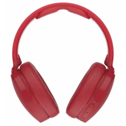 Skullcandy - Hesh 3 - Red - Bluetooth Wireless Over-Ear Headphones with Microphone - Noise Isolating Memory Foam - Avvenice