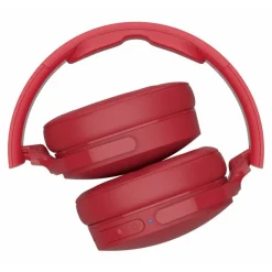 Skullcandy - Hesh 3 - Red - Bluetooth Wireless Over-Ear Headphones with Microphone - Noise Isolating Memory Foam - Avvenice