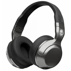 Skullcandy - Hesh 2 - Silver / Black - Bluetooth Wireless Over-Ear Headphones with Microphone, Supreme Sound and Powerful Bass - Avvenice