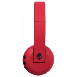 Skullcandy - Uproar - Famed Red / Black - Bluetooth Wireless On-Ear Headphones with Microphone, Supreme Sound and Powerful Bass - Avvenice