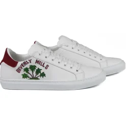 Snob Sneakers - Beverly Hills, what else? by Yo-Yo - White Leather - Handmade in Italy - Luxury Exclusive Collection - Avvenice