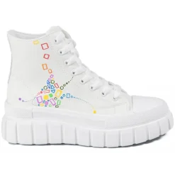 Snob Sneakers - Classy Yet Trendy By Veronica Moon - Sneakers - White Leather- Handmade in Italy - Luxury Exclusive Collection - Avvenice