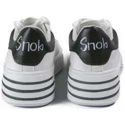 Snob Sneakers - Classy Yet Trendy By Veronica Moon - Sneakers - White Leather - Handmade in Italy - Luxury Exclusive Collection - Avvenice