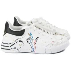 Snob Sneakers - Dancing Queen By Elisabetta Mastro - Sneakers - White Leather - Handmade in Italy - Luxury Exclusive Collection - Avvenice