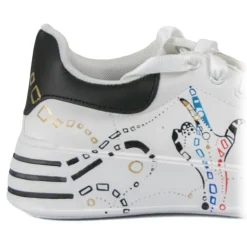 Snob Sneakers - Dancing Queen By Elisabetta Mastro - Sneakers - White Leather - Handmade in Italy - Luxury Exclusive Collection - Avvenice