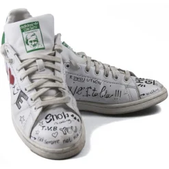 Snob Sneakers - Love Is Like Oxygen By XK - White Leather - Handmade in Italy - Luxury Exclusive Collection - Avvenice