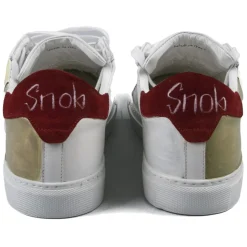 Snob Sneakers - Mama Africa By Veronica Moon - Sneakers - White Leather - Handmade in Italy - Luxury Exclusive Collection - Avvenice