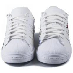 Snob Sneakers - NY Graffiti By XK - Sneakers - White Leather - Handmade in Italy - Luxury Exclusive Collection - Avvenice