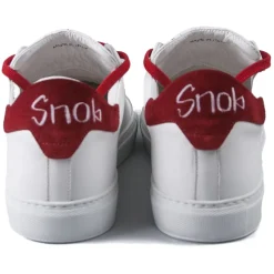 Snob Sneakers - Royal Pop By Veronica Moon - Sneakers - White Leather - Handmade in Italy - Luxury Exclusive Collection - Avvenice