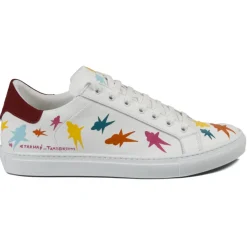 Snob Sneakers - Starman By Alessandro Tambresoni - Sneakers - White Leather - Handmade in Italy - Luxury Exclusive Collection - Avvenice