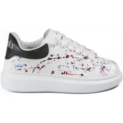 Snob Sneakers - True Colors By Veronica Moon - Sneakers - White Leather - Handmade in Italy - Luxury Exclusive Collection - Avvenice